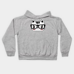 Nerdy Kitten Kids Hoodie